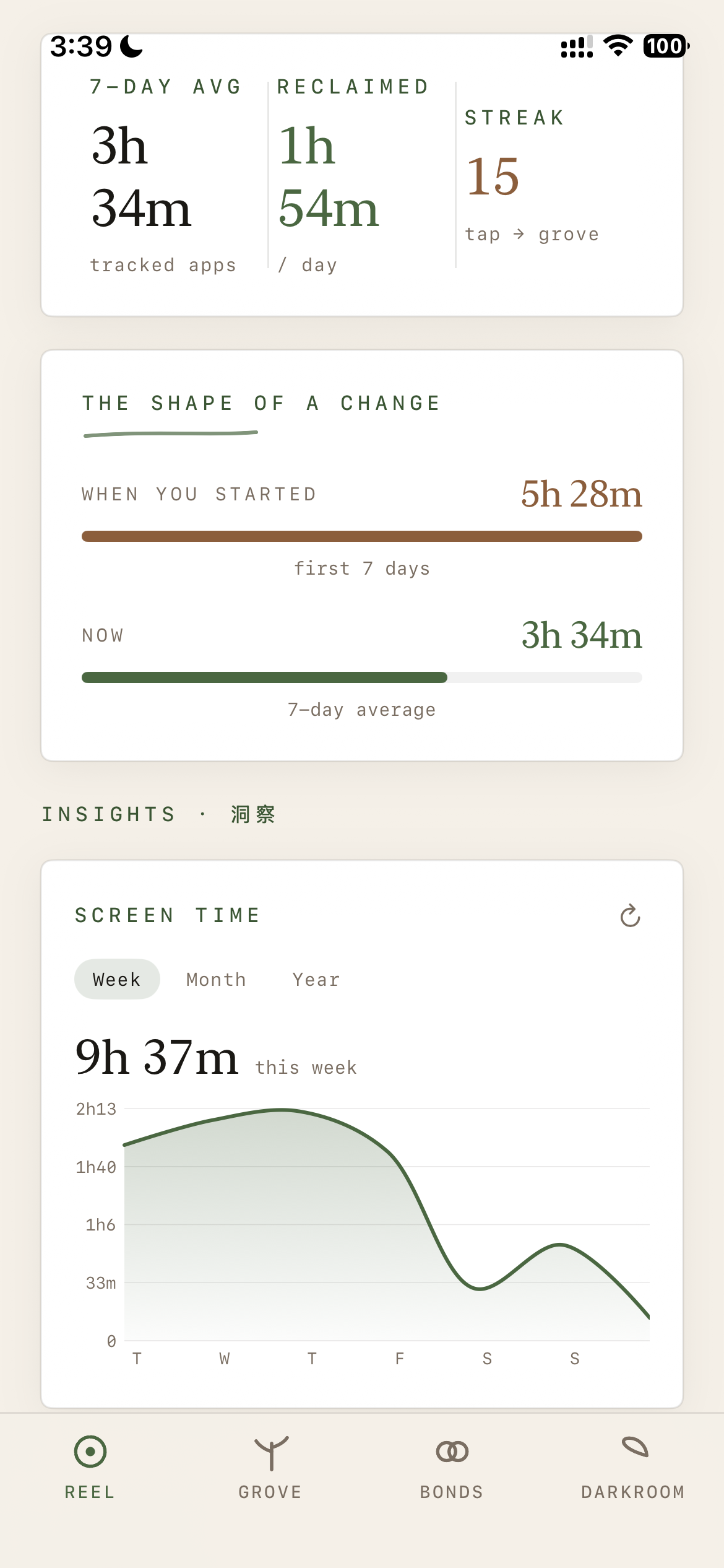 Kizzuna app screen